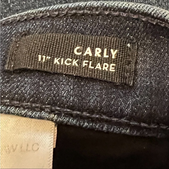 Veronica Beard Carly Kick-Flare Jean High Rise Raw Hem Ankle 25 cropped - Picture 15 of 15